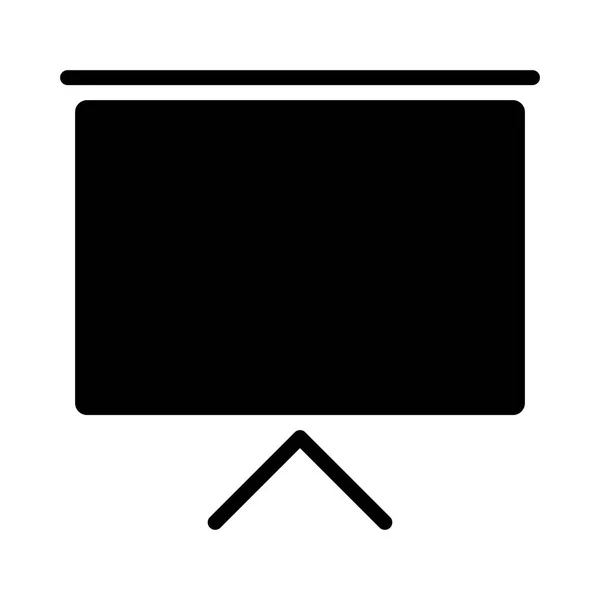 Whiteboard Chart Icon Vector — Stock Vector