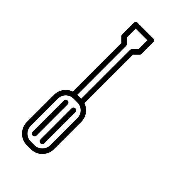 Screwdriver Mechanican Icon Vector Illustration — Stock Vector