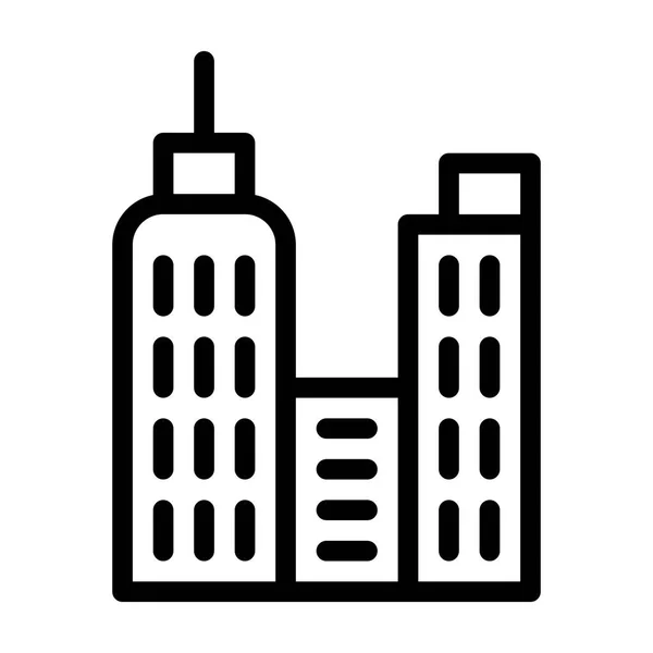 Gebäude Symbol Vektor Illustration — Stockvektor