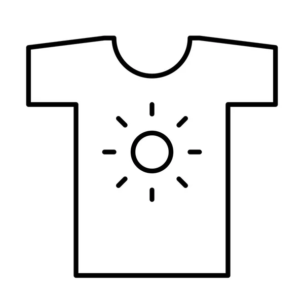 Shirt Icon Vector Illustration — Stock Vector