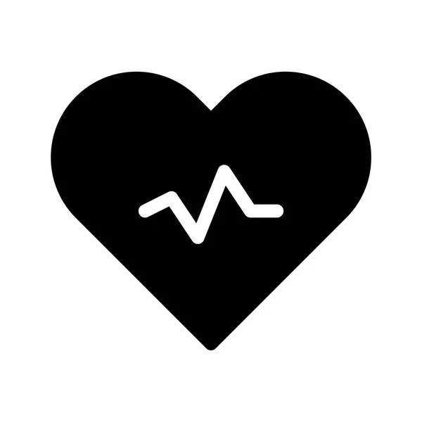 Icône Pouls Cardiaque Vecteur — Image vectorielle