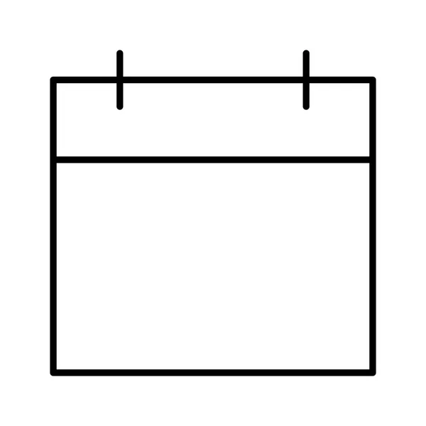 Ícone Calendário Ilustração Vetorial — Vetor de Stock