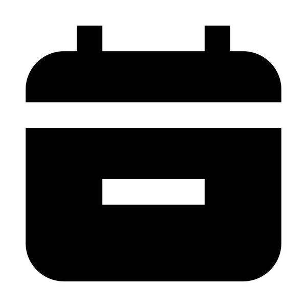 Иконка даты удаления календаря, векторная иллюстрация