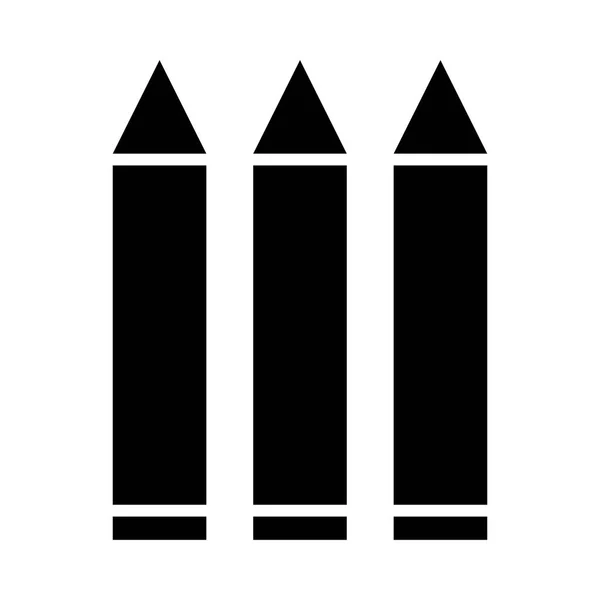 Bleistift Symbol Vektorillustration — Stockvektor