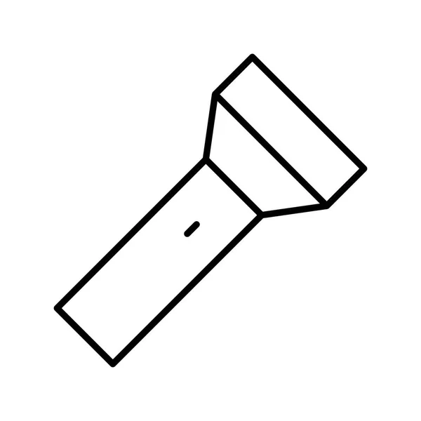 Taschenlampen Symbol Vektorillustration — Stockvektor