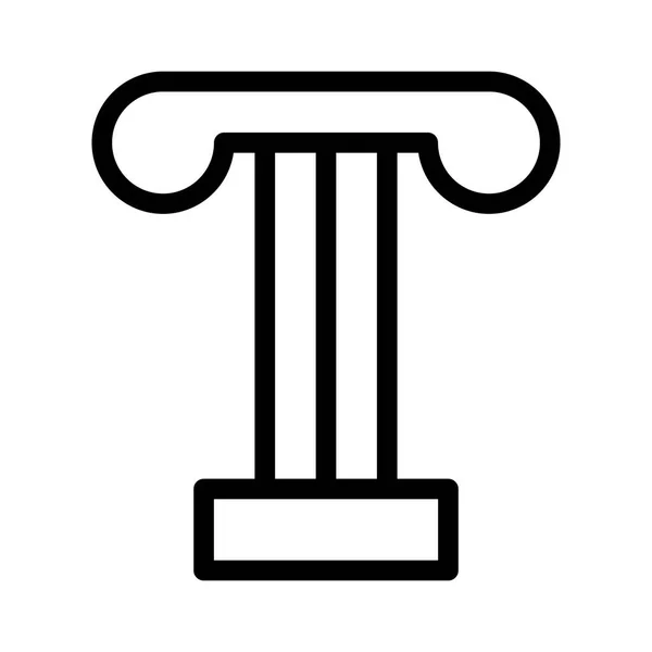 Column Icon Vector Illustration — Stock Vector