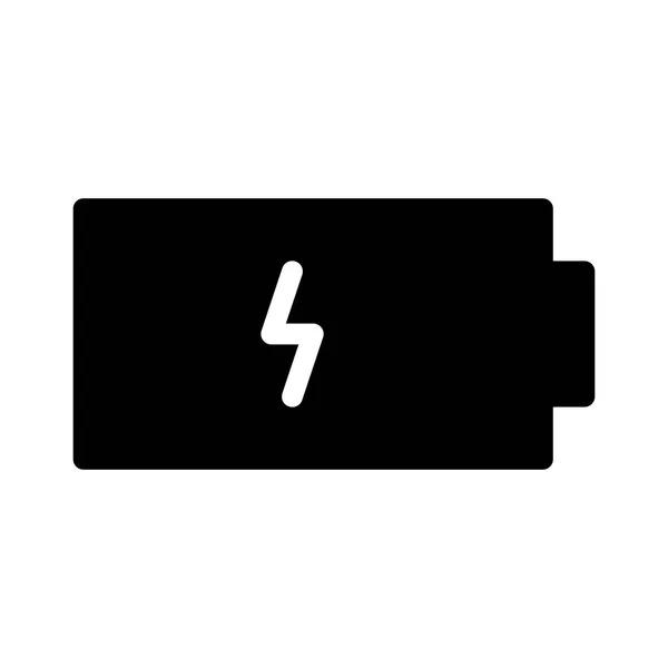 Batterij Pictogram Vector Illustratie — Stockvector