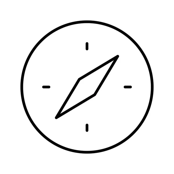 Kompass Symbol Vektorillustration — Stockvektor