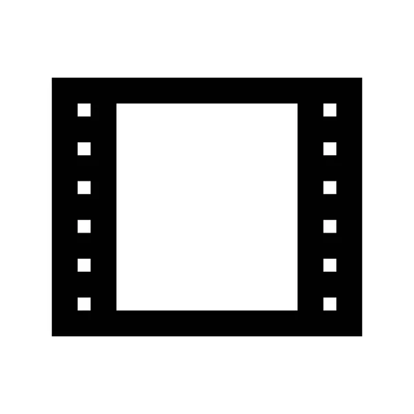 Filmstrip Media Icon Vector Illustration — Stock Vector