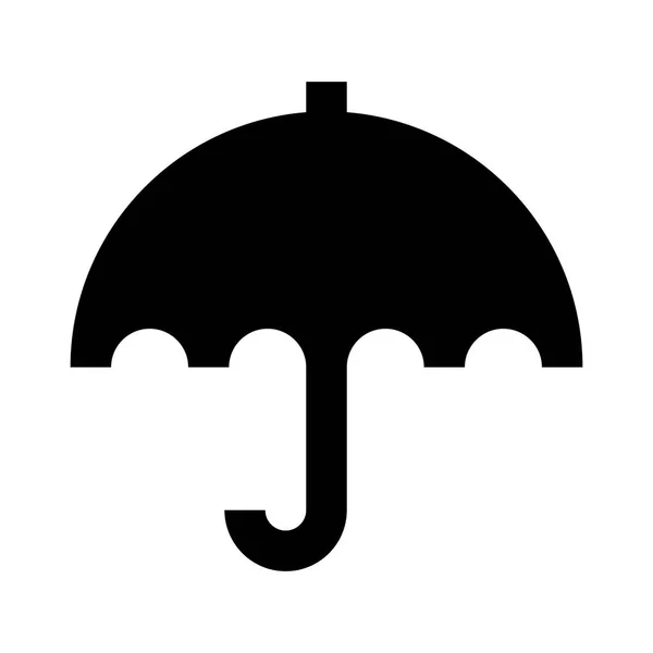 Regenschirm Symbol Vektor Illustration — Stockvektor