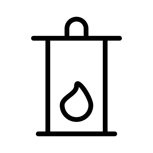 Icône Lanterne Illustration Vectorielle — Image vectorielle