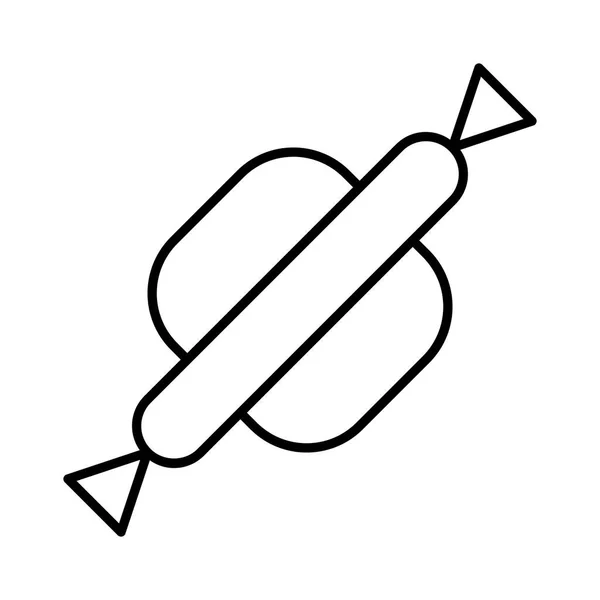 Hot Dog Symbol Vektorillustration — Stockvektor