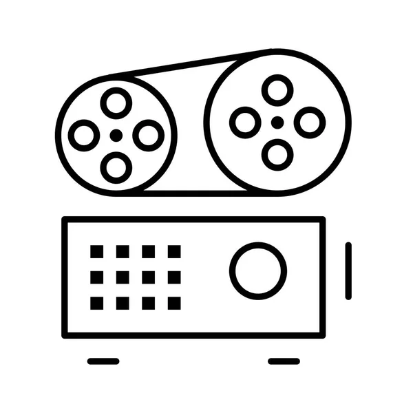 Icono Del Proyector Ilustración Vectorial — Vector de stock