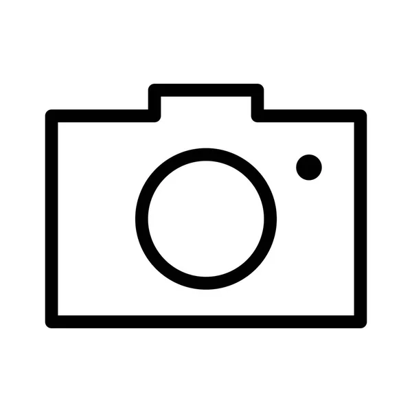 写真カメラのアイコンベクトルイラスト — ストックベクタ