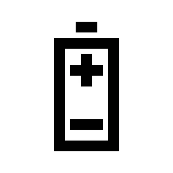 Batterij Pictogram Vector Illustratie — Stockvector