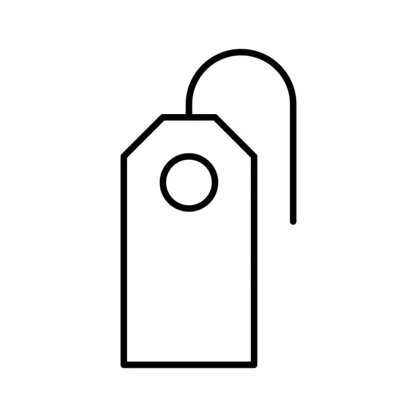 Shopping Symbol Försäljning Tag Ikon Vektor Illustration — Stock vektor