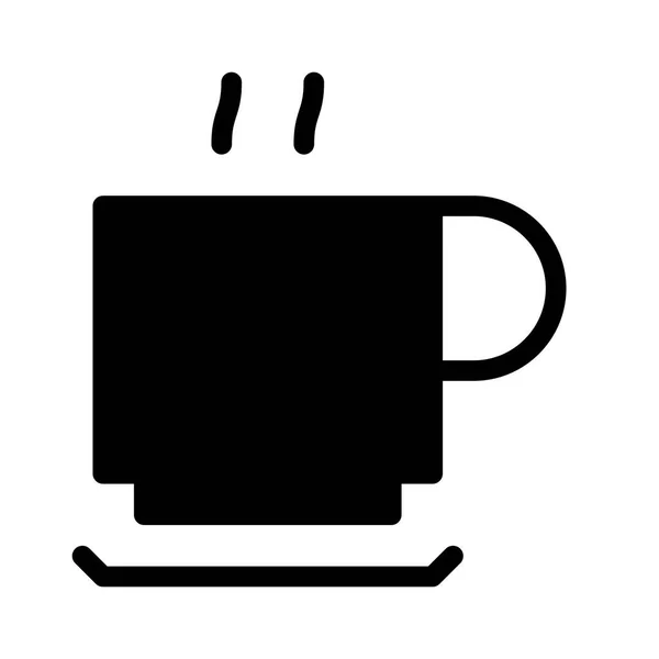 Kahve Simgesi Vektör Illüstrasyonu — Stok Vektör