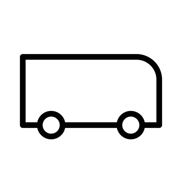 Tourism Bus Symbol Vektorillustration — Stockvektor