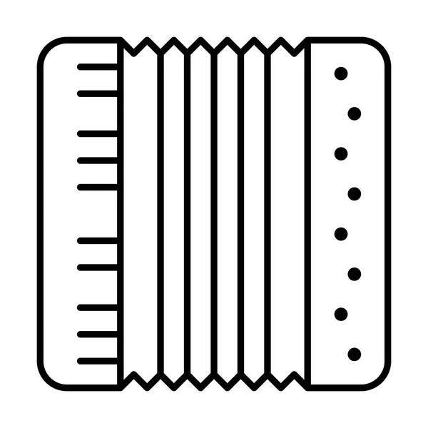 Accordion Music Icon Vector Illustration — 스톡 벡터