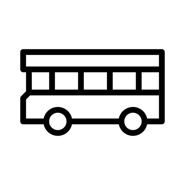 Tourism Bus Icon Vector Illustration — Stock Vector