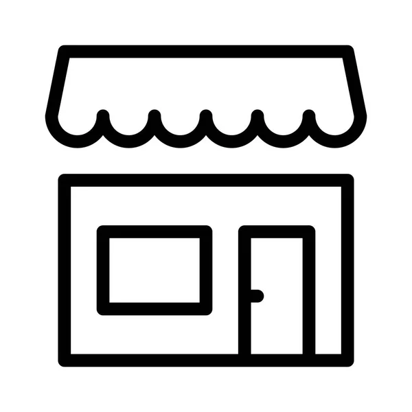 Icono Supermercado Ilustración Vectorial — Archivo Imágenes Vectoriales