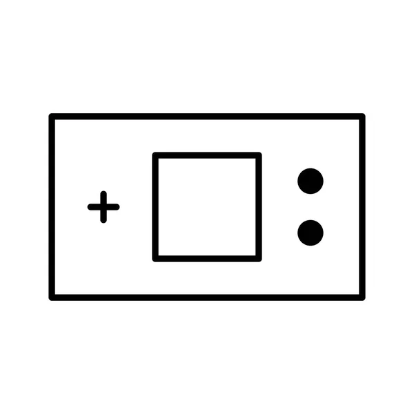 Gameboy Symbol Vektorillustration — Stockvektor