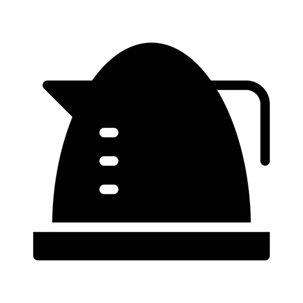 Teapot Tea Cooker Hot Drink Icon Vector Illustration — Stock Vector