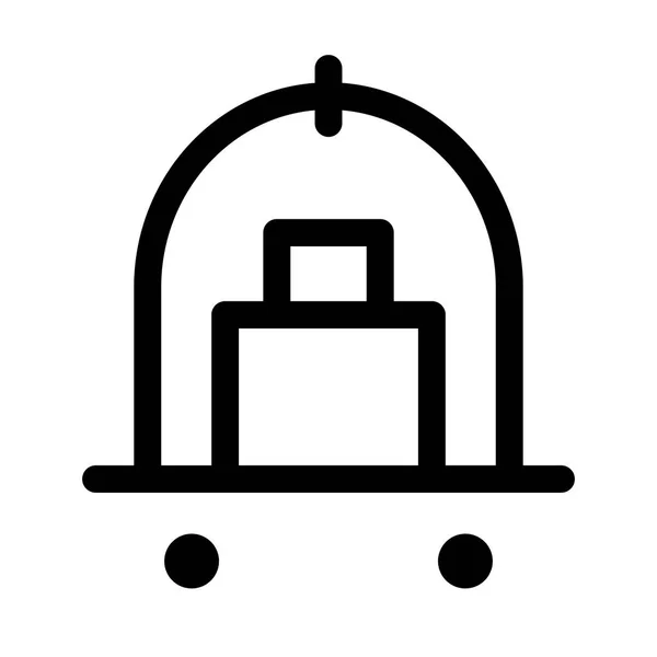 Aktenkoffer Symbol Vektorillustration — Stockvektor