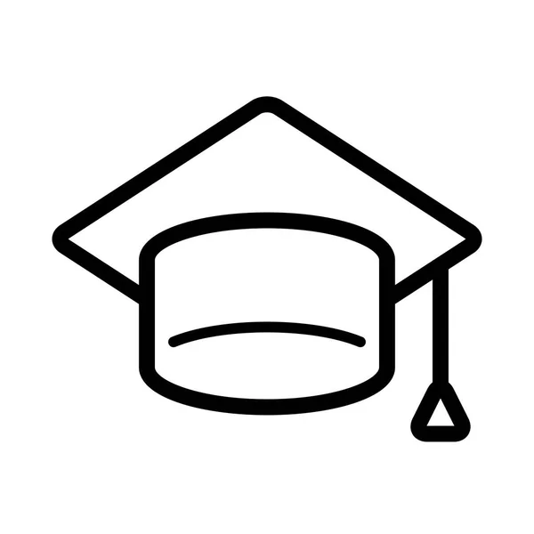 School Hat Icon Vector Illustration — 스톡 벡터