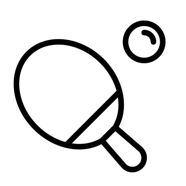 Icône Ping Pong Illustration Vectorielle — Image vectorielle
