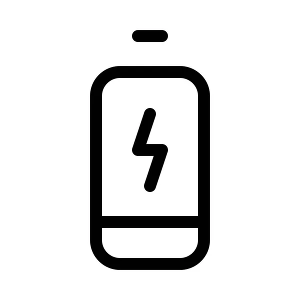 Ikona Baterii Ilustracja Wektora — Wektor stockowy