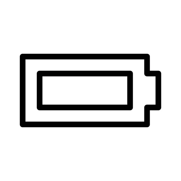 Batteri Ikon Vektor Illustration — Stock vektor