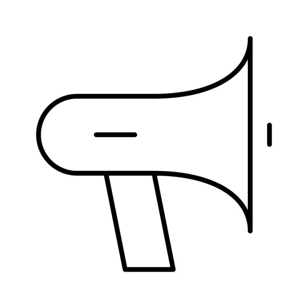 Megafon Symbol Vektorillustration — Stockvektor
