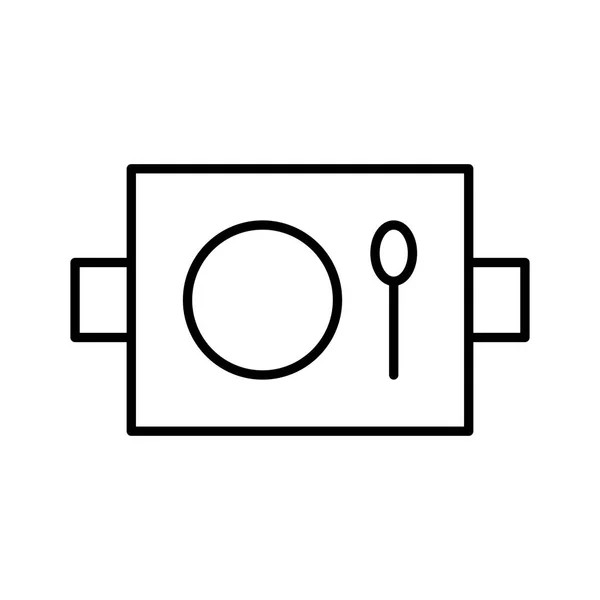 Піктограма Обіднього Лотка Векторні Ілюстрації — стоковий вектор
