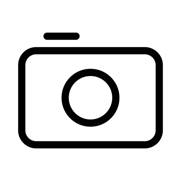 Foto Kamera Symbol Vektorillustration — Stockvektor