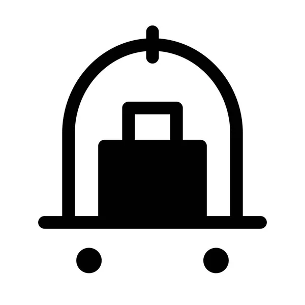 Aktenkoffer Symbol Vektorillustration — Stockvektor