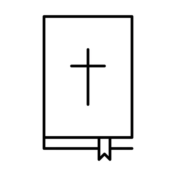 Bible Icon Vector Illustration — Stock Vector