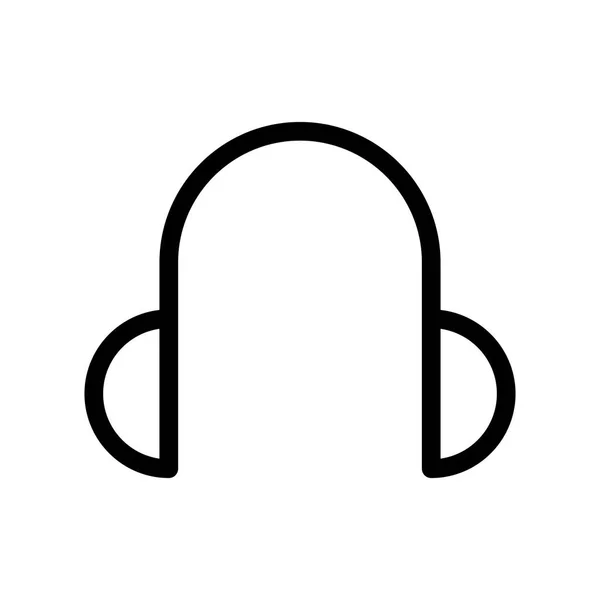 Kulak Isıtıcı Simgesi Vektör Illüstrasyonu — Stok Vektör