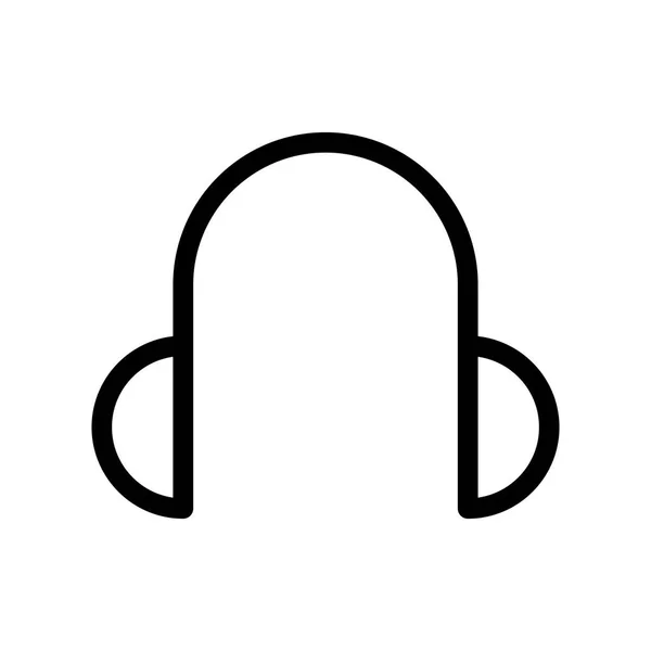 Ear Warmer图标 矢量插图 — 图库矢量图片