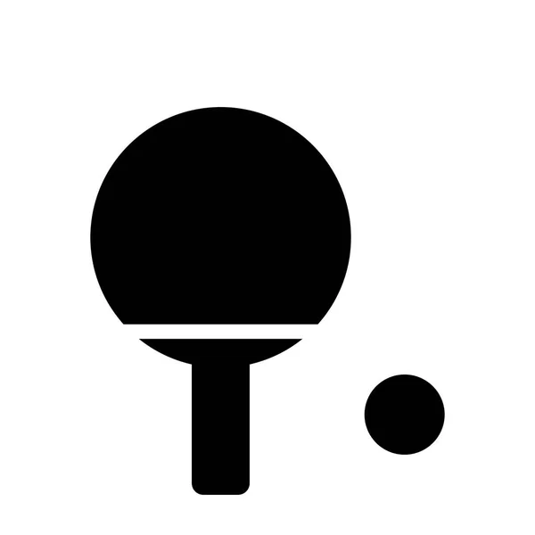Ping Pong Simgesi Vektör Illüstrasyonu — Stok Vektör