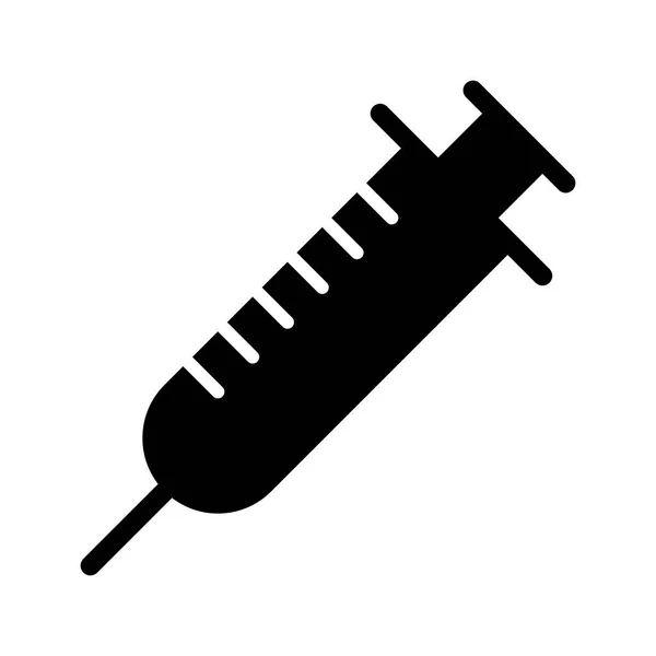 Injectiespuit Icoon Vectorafbeelding — Stockvector