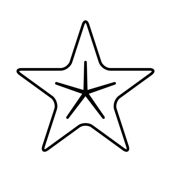 Icono Estrella Calificación Calidad Ilustración Vectorial — Vector de stock