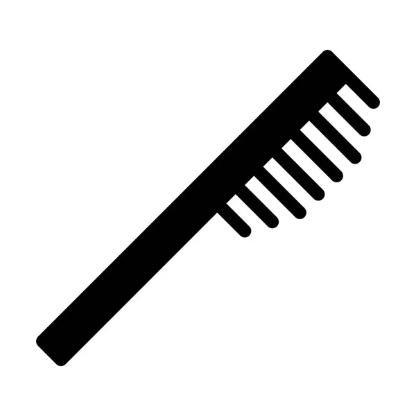 Icône Brosse Sur Fond Blanc Illustration Vectorielle — Image vectorielle