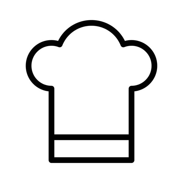 Kochmützen Symbol Vektorillustration — Stockvektor