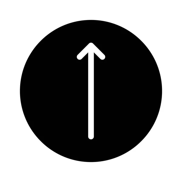 Thin Arrow Icon Vektorabbildung — Stockvektor