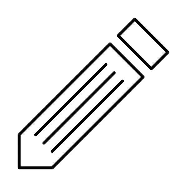 Bleistift Symbol Vektorillustration — Stockvektor