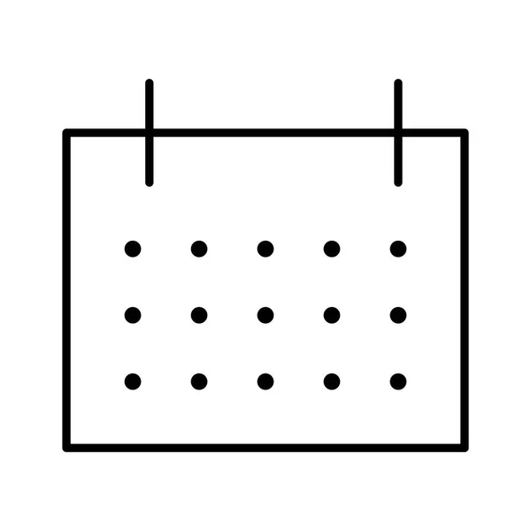 Calendrier Icône Date Illustration Vectorielle — Image vectorielle