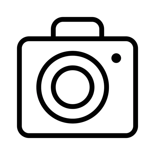 Icona Della Fotocamera Fotografica Illustrazione Vettoriale — Vettoriale Stock