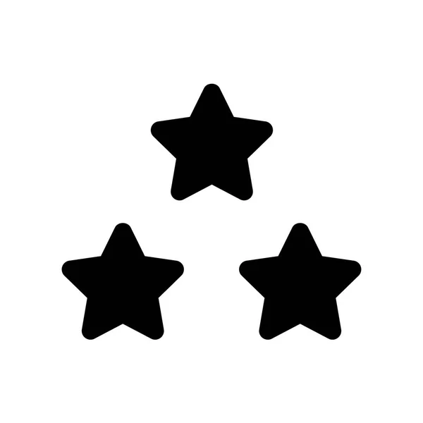 Icono Estrellas Calificación Calidad Ilustración Vectorial — Vector de stock
