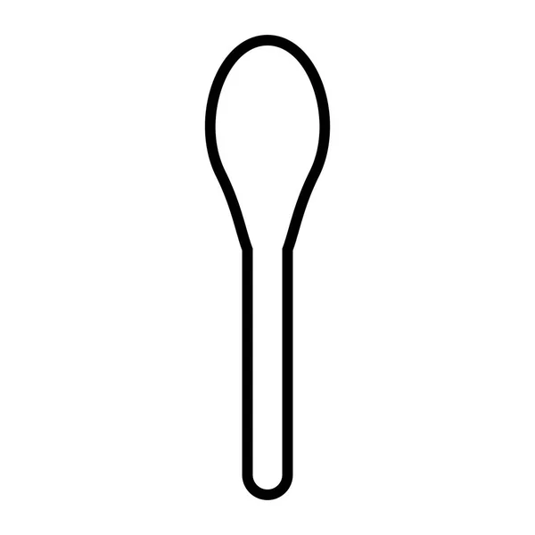 Spoon Ikon Vektor Illustration – Stock-vektor